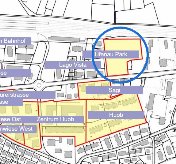 Gestaltungsplangebiet <i>«Ufenau Park»</i>